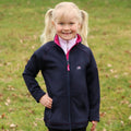 Navy-Pink - Front - Little Rider Childrens-Kids Sue Soft Shell Jacket