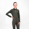 Fern Green - Front - Coldstream Girls New Generation Ednam Base Layer Top