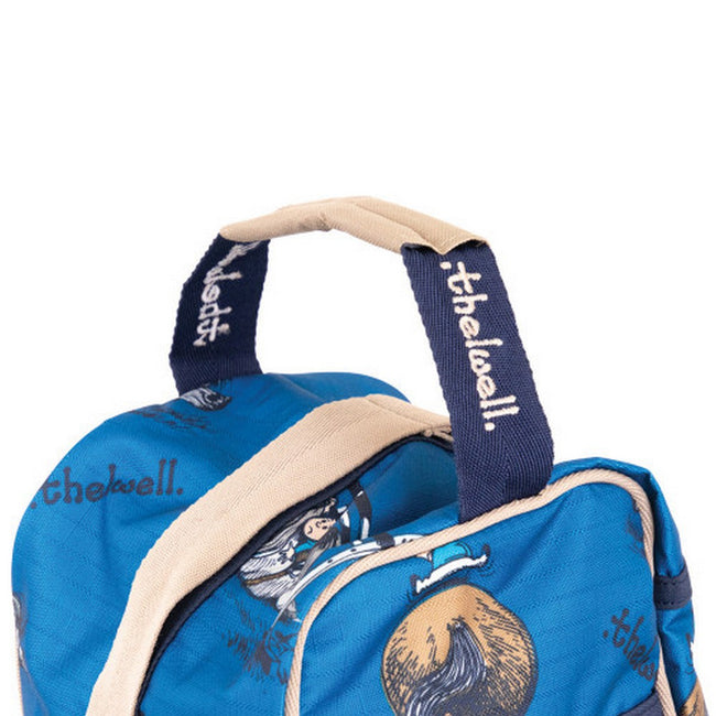 Classic Blue-Taupe-Navy - Side - Hy Thelwell Collection Jumps Boot Bag
