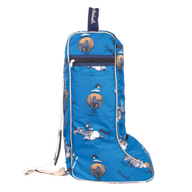 Classic Blue-Taupe-Navy - Front - Hy Thelwell Collection Jumps Boot Bag