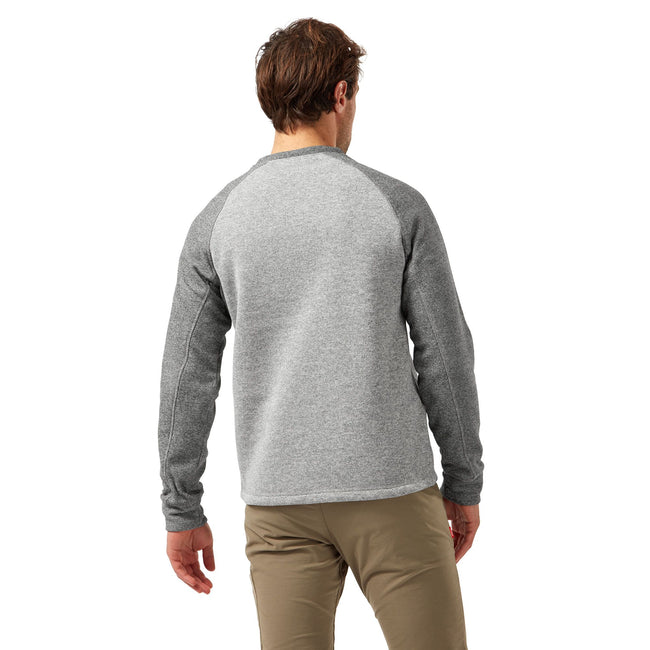 Dove Grey - Side - Craghoppers Mens Barker Marl Sweater