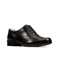 Black - Front - Clarks Womens-Ladies Hamble Oak Leather Brogues