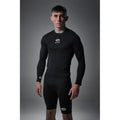 Black - Front - Optimum Mens Long-Sleeved Thermal Top
