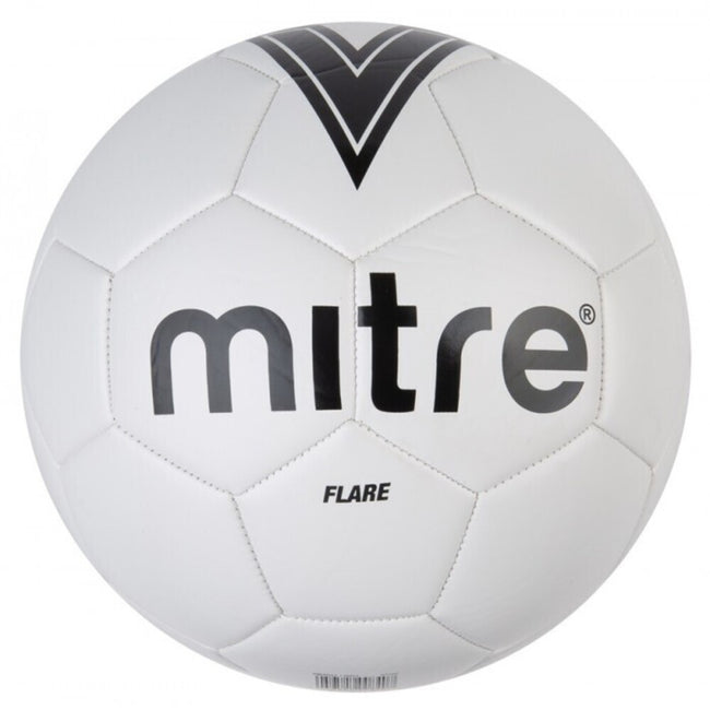 Black-White - Back - Mitre Flare Soccer Ball