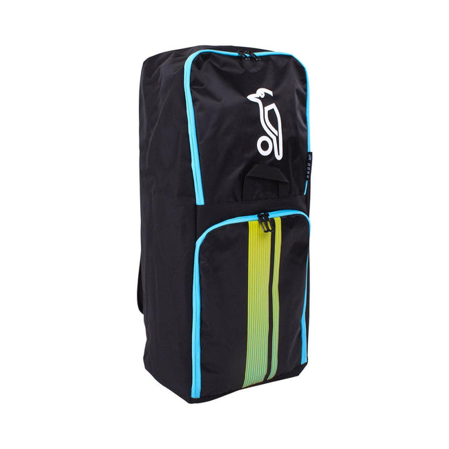 Black-Aqua Blue - Front - Kookaburra 2023 Cricket Duffle Bag