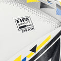 White-Black-Yellow - Side - Mitre Delta Max Soccer Ball