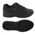 Black - Back - Optimum Childrens-Kids School Sneakers