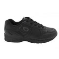 Black - Front - Optimum Childrens-Kids School Sneakers