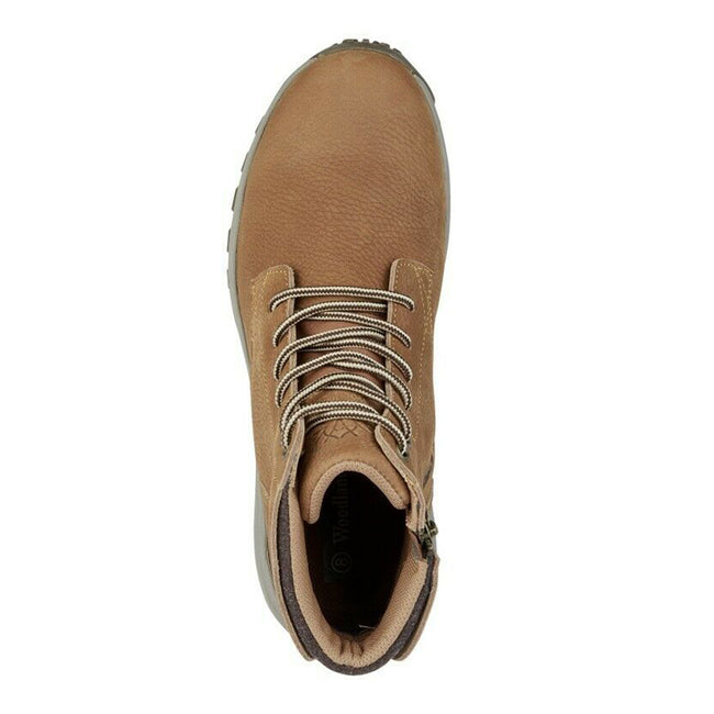 Tan - Back - Woodland Mens Ankle Boots