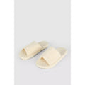 Cream - Side - Debenhams Womens-Ladies Textured Slippers