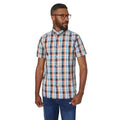 Orange - Front - Maine Mens Large Check Shirt