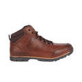 Brown - Front - RedTape Mens Drake Leather Walking Boots