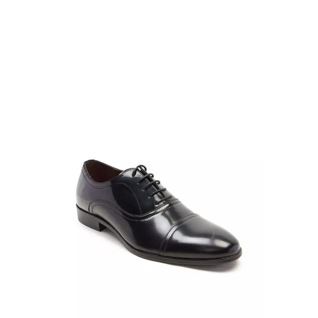 Black - Front - RedTape Mens Boston Leather Oxfords
