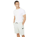 Pale Green - Front - Red Herring Mens Cargo Sweat Shorts
