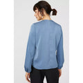 Slate Grey - Back - Principles Womens-Ladies Twisted Satin Blouse
