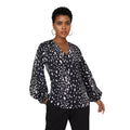 Black - Front - Principles Womens-Ladies Balloon Sleeve Blouse