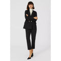 Black - Lifestyle - Principles Womens-Ladies Button Blazer