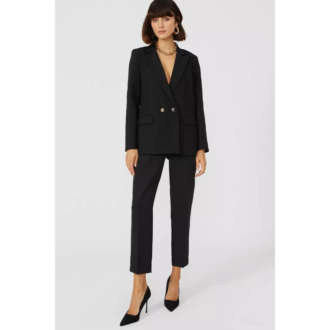 Black - Pack Shot - Principles Womens-Ladies Button Blazer