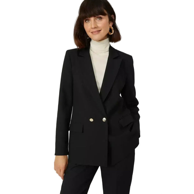 Black - Front - Principles Womens-Ladies Button Blazer