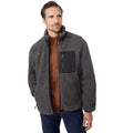 Dark Grey - Front - Mantaray Mens Borg Full Zip Jacket