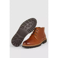 Tan - Side - Debenhams Mens Grant Leather Chukka Boots