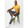 Dark Grey - Lifestyle - Mantaray Mens Slub Textured Pants