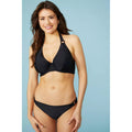Black - Side - Gorgeous Womens-Ladies Non-Padded Bikini Top