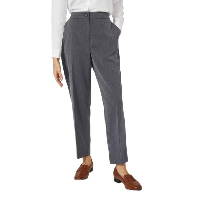 Gray - Front - Maine Womens-Ladies Trousers
