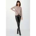 Mink - Front - Principles Womens-Ladies Jersey Twisted Top