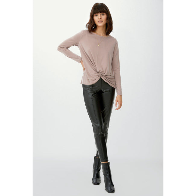 Mink - Front - Principles Womens-Ladies Jersey Twisted Top