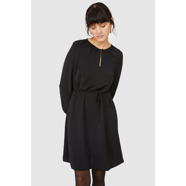 Black - Front - Principles Womens-Ladies Belted Tunic Dress