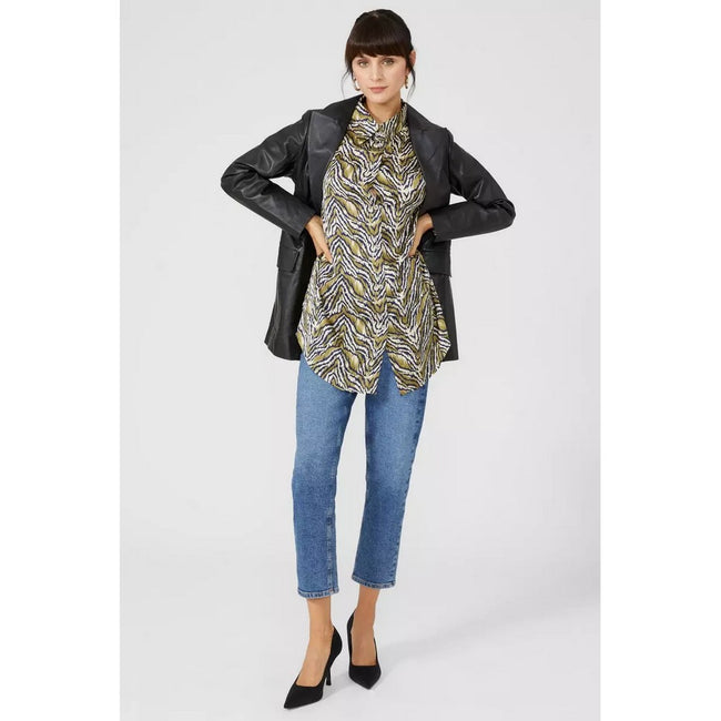 Green - Lifestyle - Principles Womens-Ladies Swirl Shirt