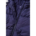 Navy - Side - Blue Zoo Boys Asymmetric Puffer Jacket