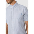 Blue - Side - Maine Mens Double Stripe Shirt