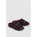 Red - Back - Debenhams Mens Checked Slippers