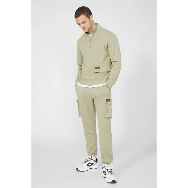 Khaki - Lifestyle - Red Herring Mens Cargo Sweatpants
