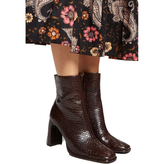 Chocolate - Front - Principles Womens-Ladies Arvie Ankle Boots