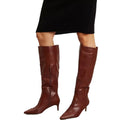 Tan - Side - Principles Womens-Ladies Kate Pointed Long Boots