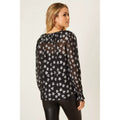 Black - Back - Dorothy Perkins Womens-Ladies Star Blouse