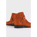 Mustard - Side - Principles Womens-Ladies Myra Buckle Ankle Boots