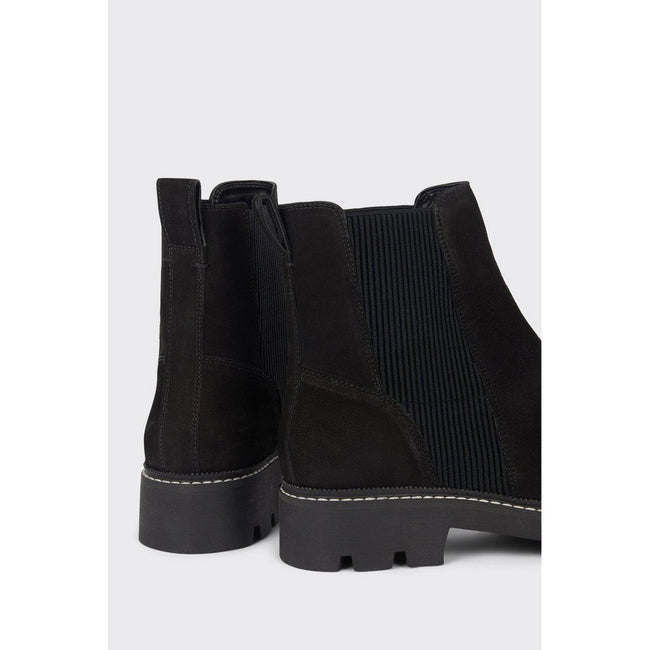 Black - Back - Principles Womens-Ladies Orlah Leather Ankle Boots