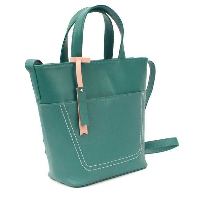 Aqua Blue - Side - Eastern Counties Leather Nadia Leather Purse