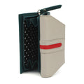 Teal-Ivory - Lifestyle - Eastern Counties Leather Casey Contrast Panel Leather Coin Purse