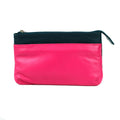 Navy-Fuchsia - Front - Eastern Counties Leather Nellie Leather Coin Purse