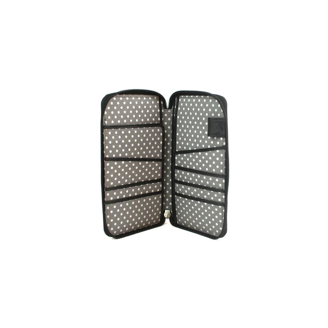 Black - Side - Eastern Counties Leather Kendra Travel Leather Wallet