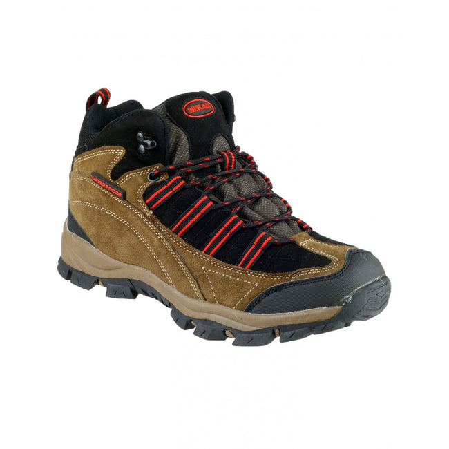 Brown-Red - Front - Mirak Kentucky Hiker Womens Hiking Boot