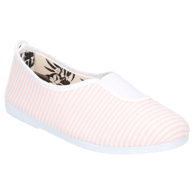 Light Pink - Front - Flossy Junior Rayuela Slip On Shoe