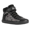 Black-Dark Silver - Front - Geox Girls Gisli Sneakers