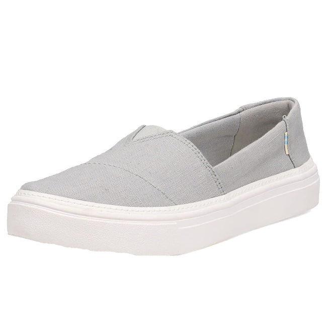 Gray - Front - Toms Womens-Ladies Parker Espadrilles