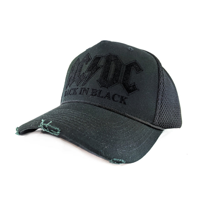 Black - Back - Amplified Back In Black AC-DC Trucker Cap